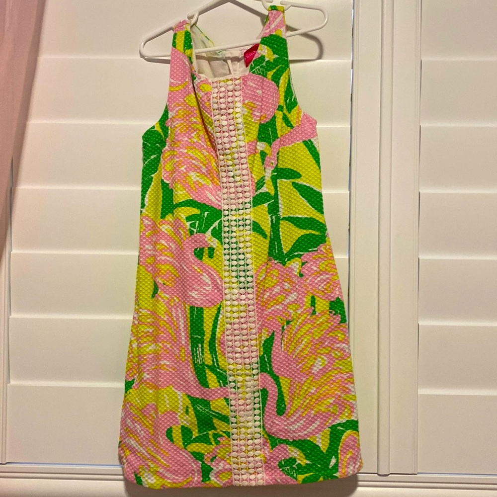 Lilly Pulitzer girls medium 7/8 shift dress